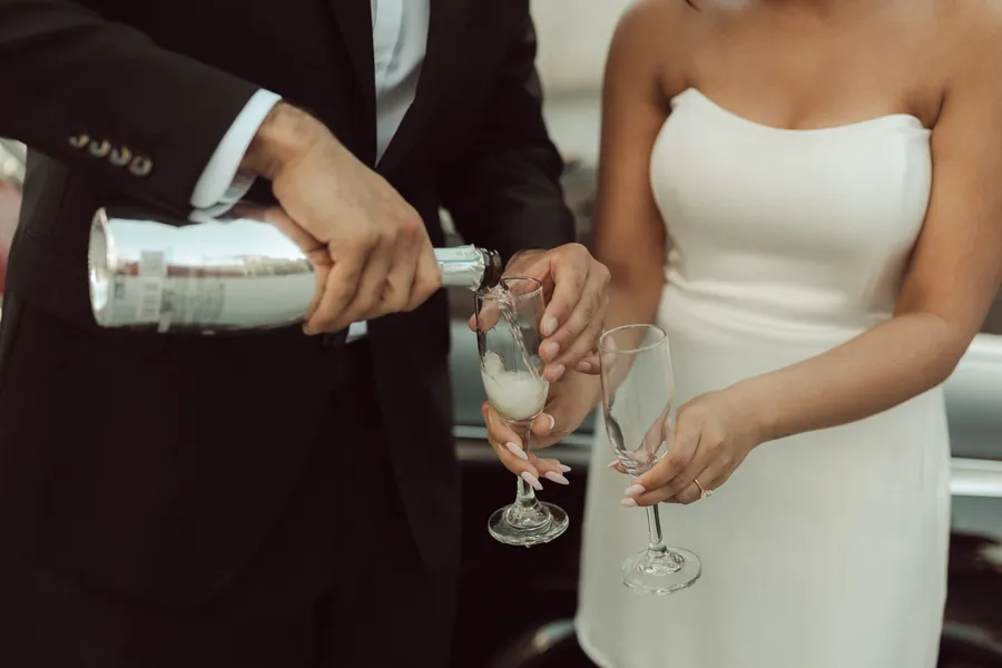 Wedding storytelling moment